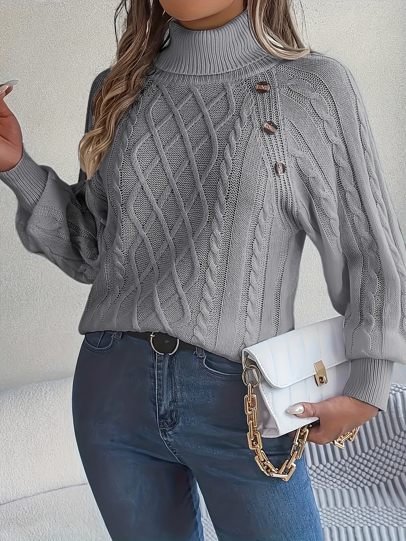 Buttoned Sweater