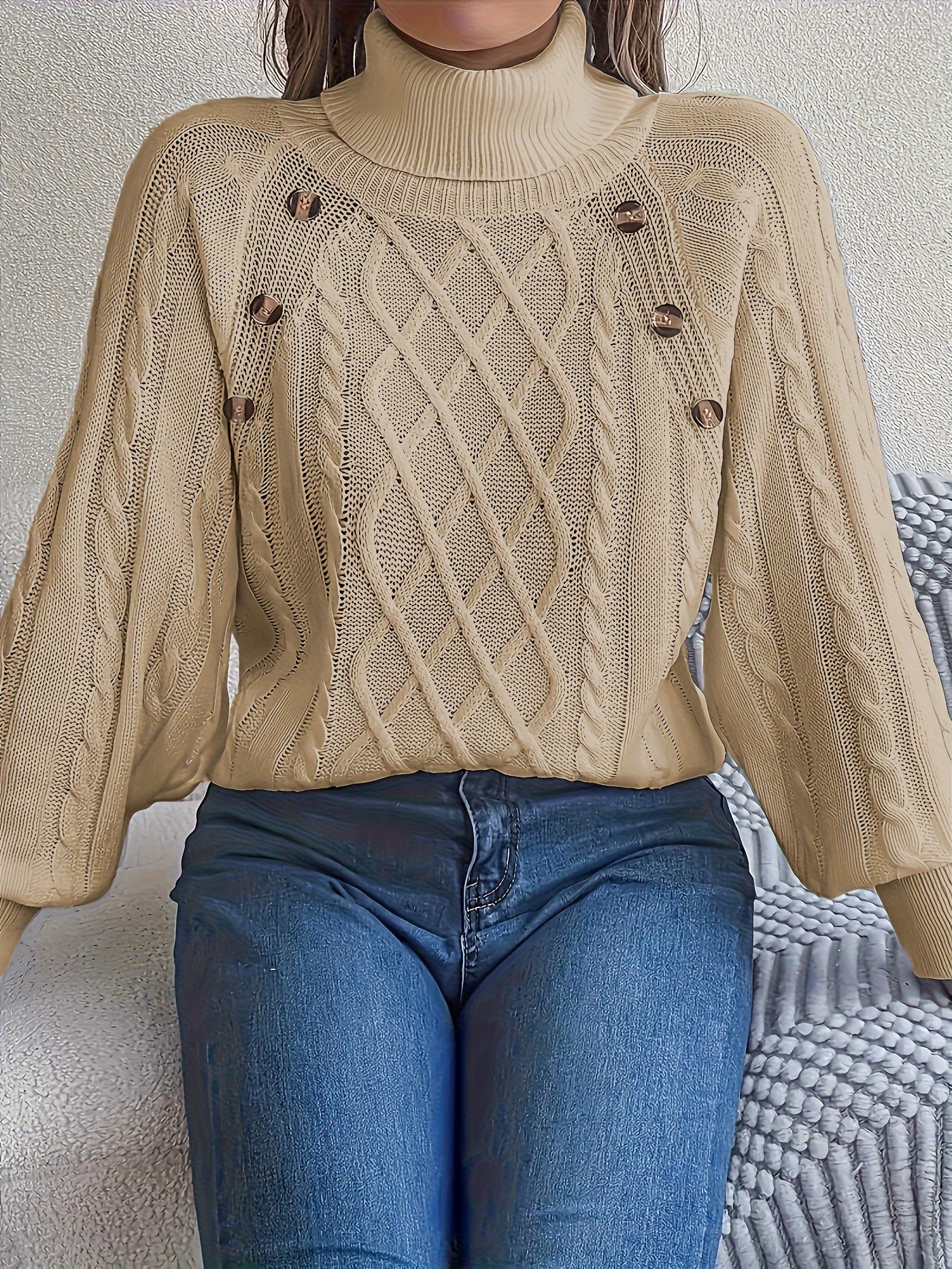 Buttoned Sweater