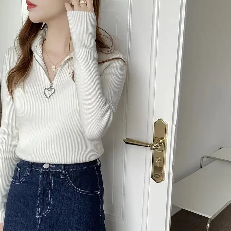 Love Zip Sweater