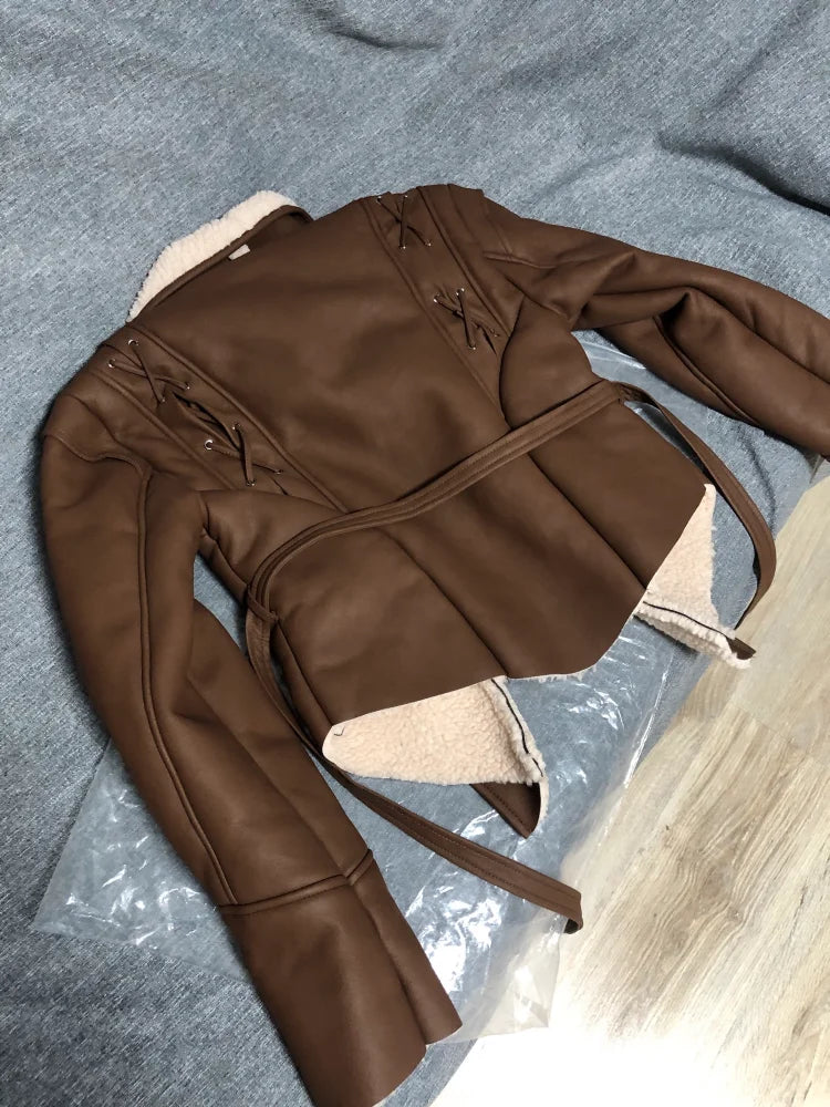 Fur Leather Jacket