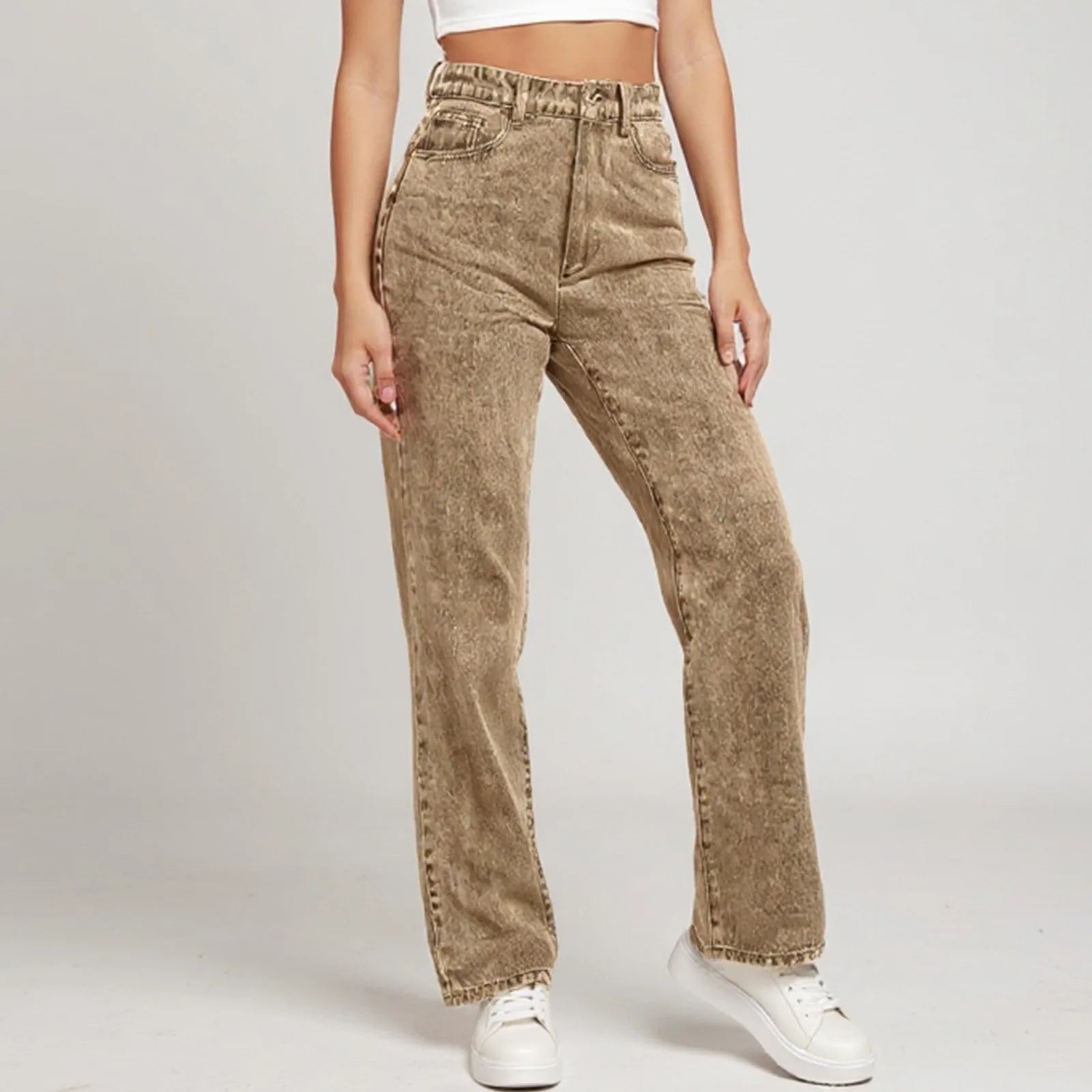 High-Waisted Jeans