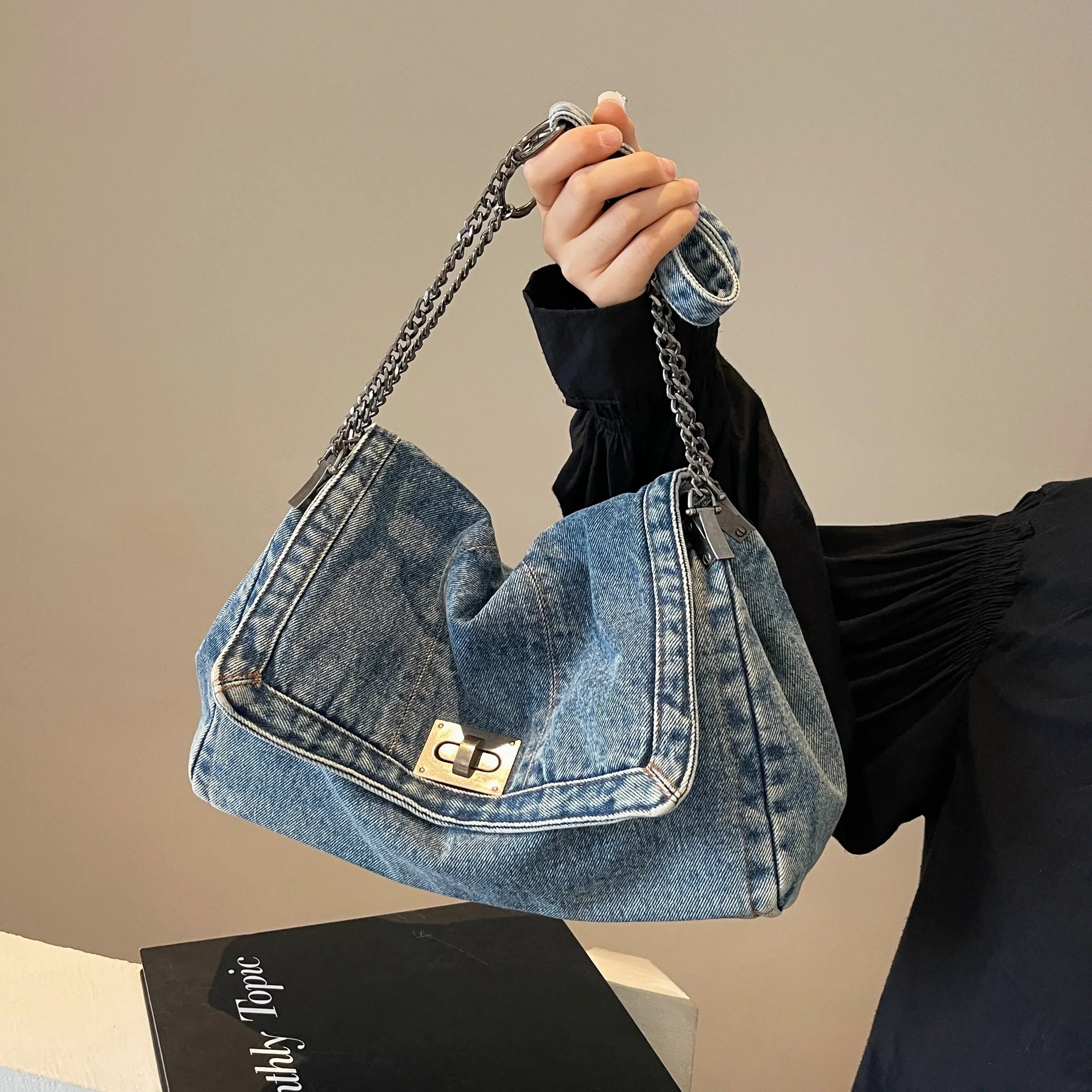 Denim Handbag