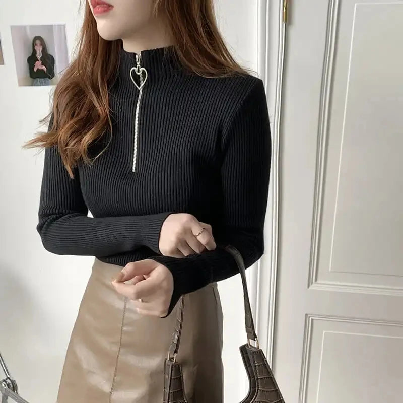 Love Zip Sweater