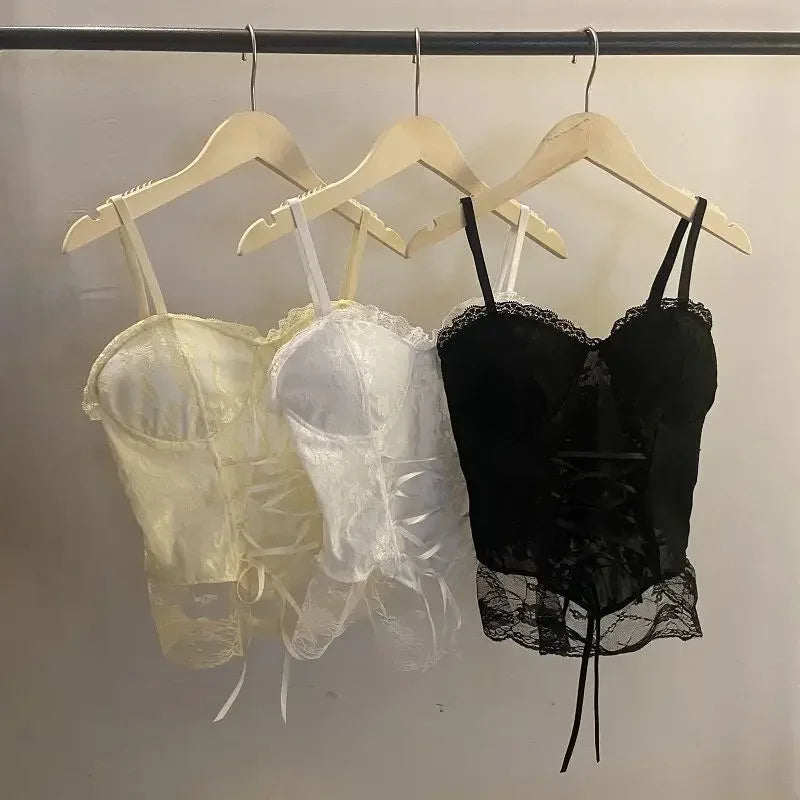Lace Corset Crop Top