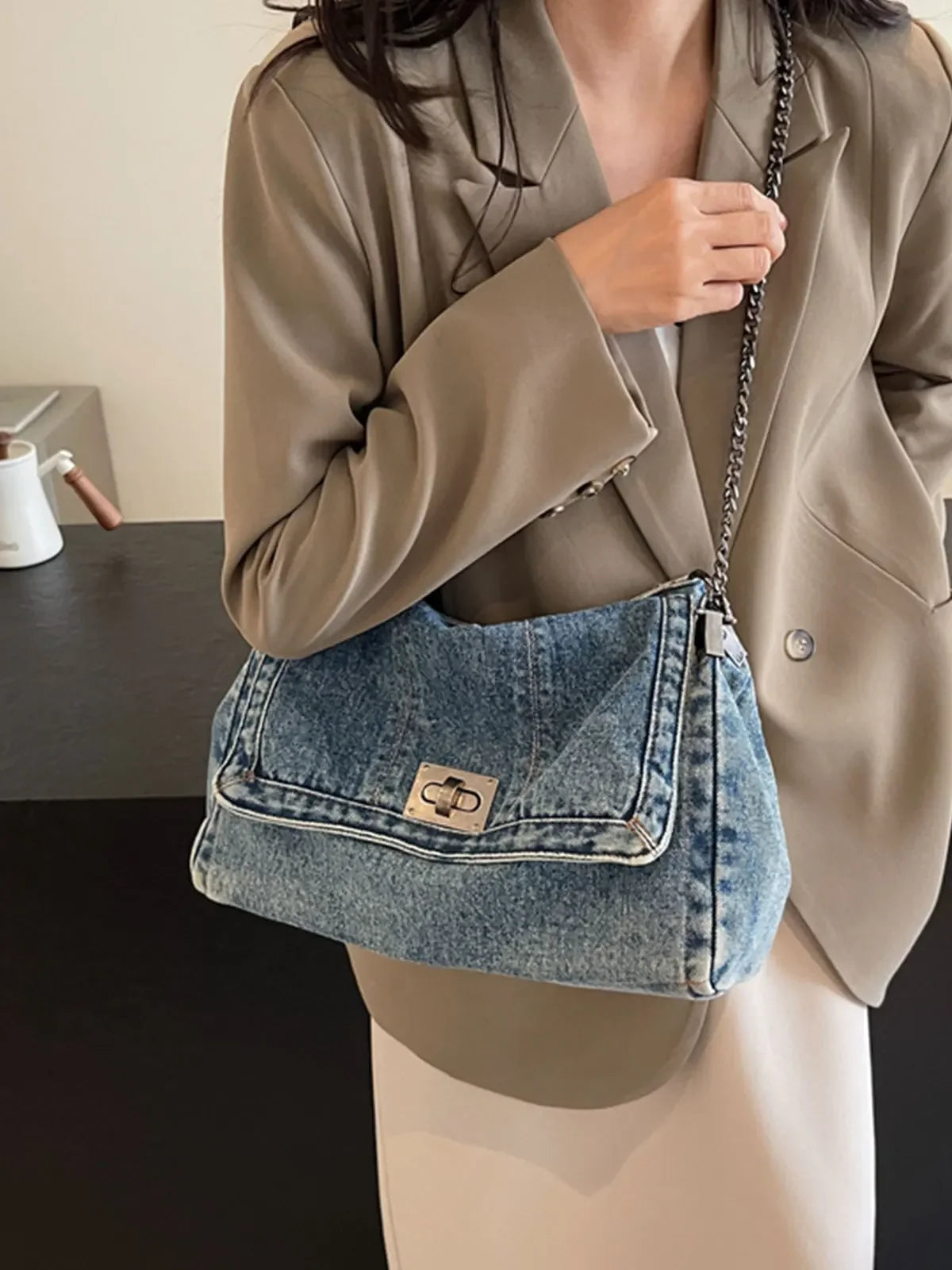 Denim Handbag