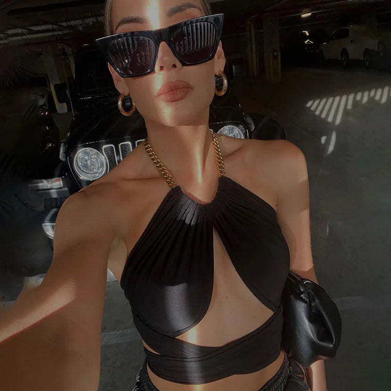 Black and Gold Top