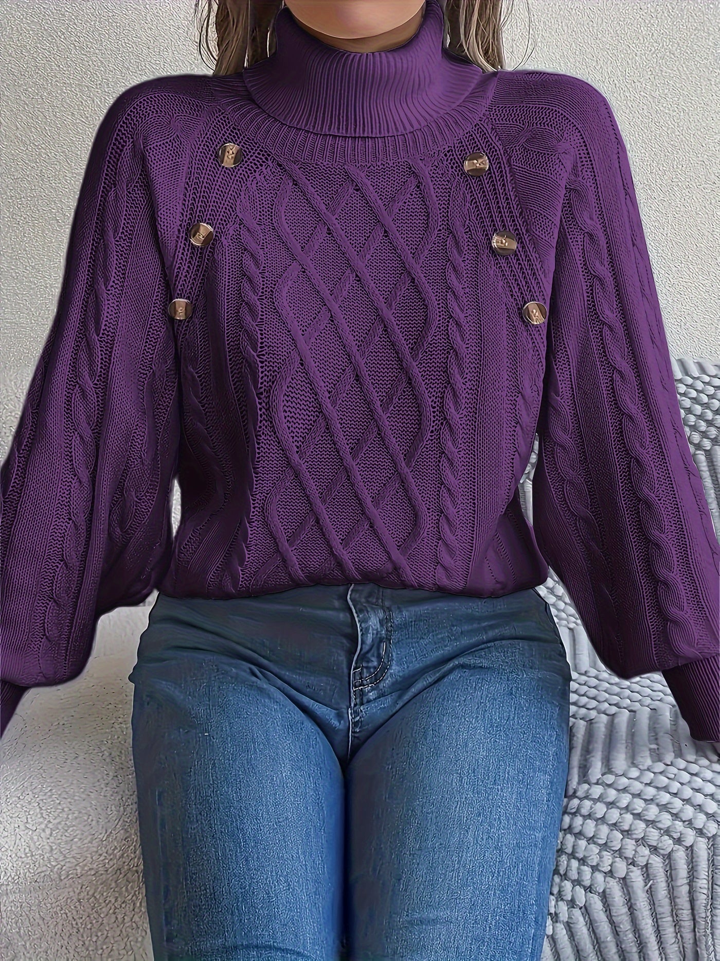Buttoned Sweater