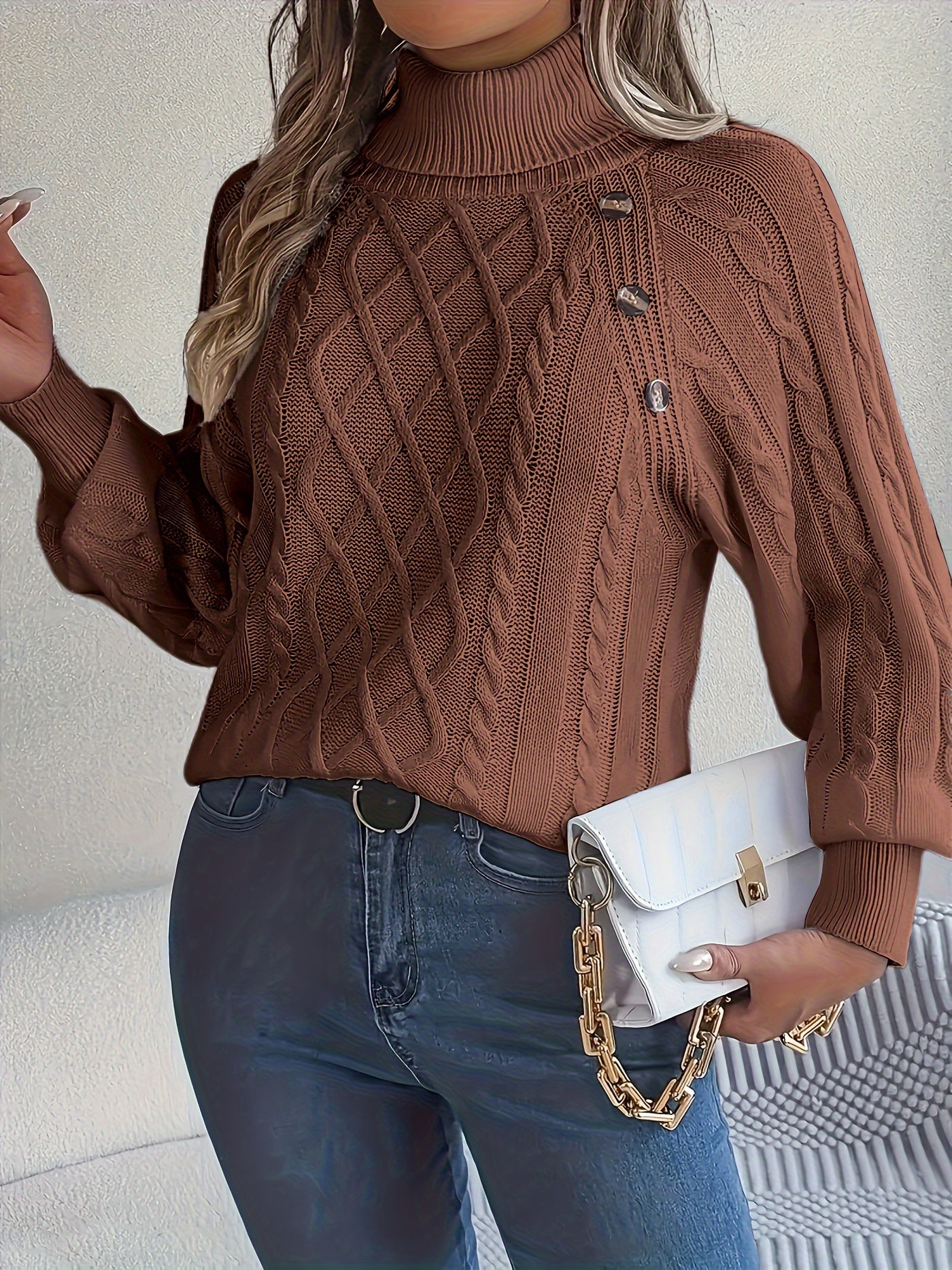 Buttoned Sweater
