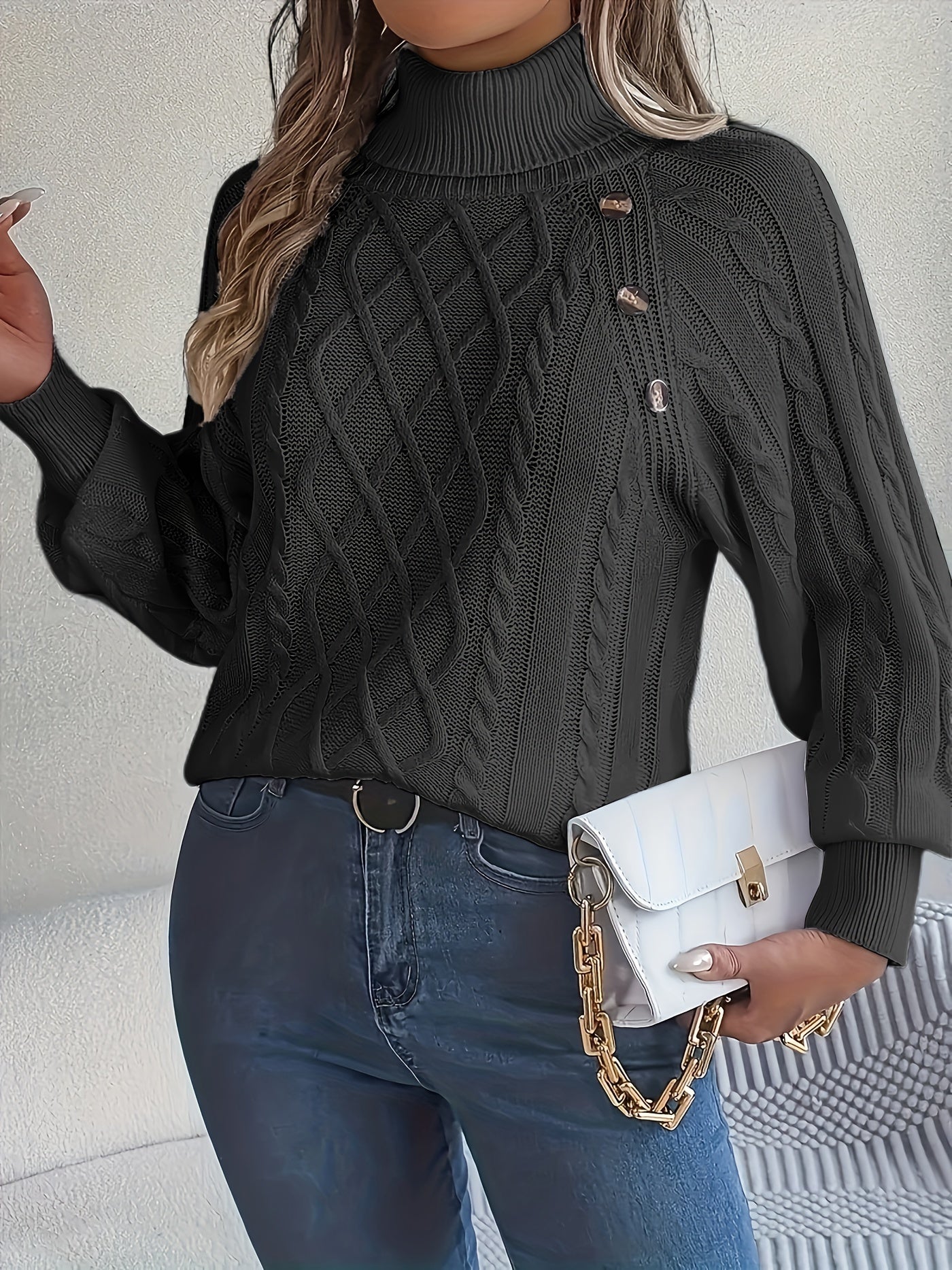 Buttoned Sweater