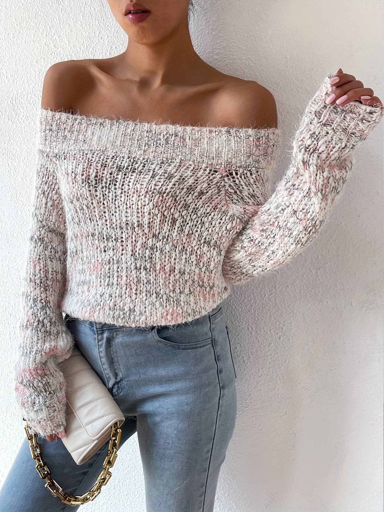 Chic Off-Shoulder Sweater