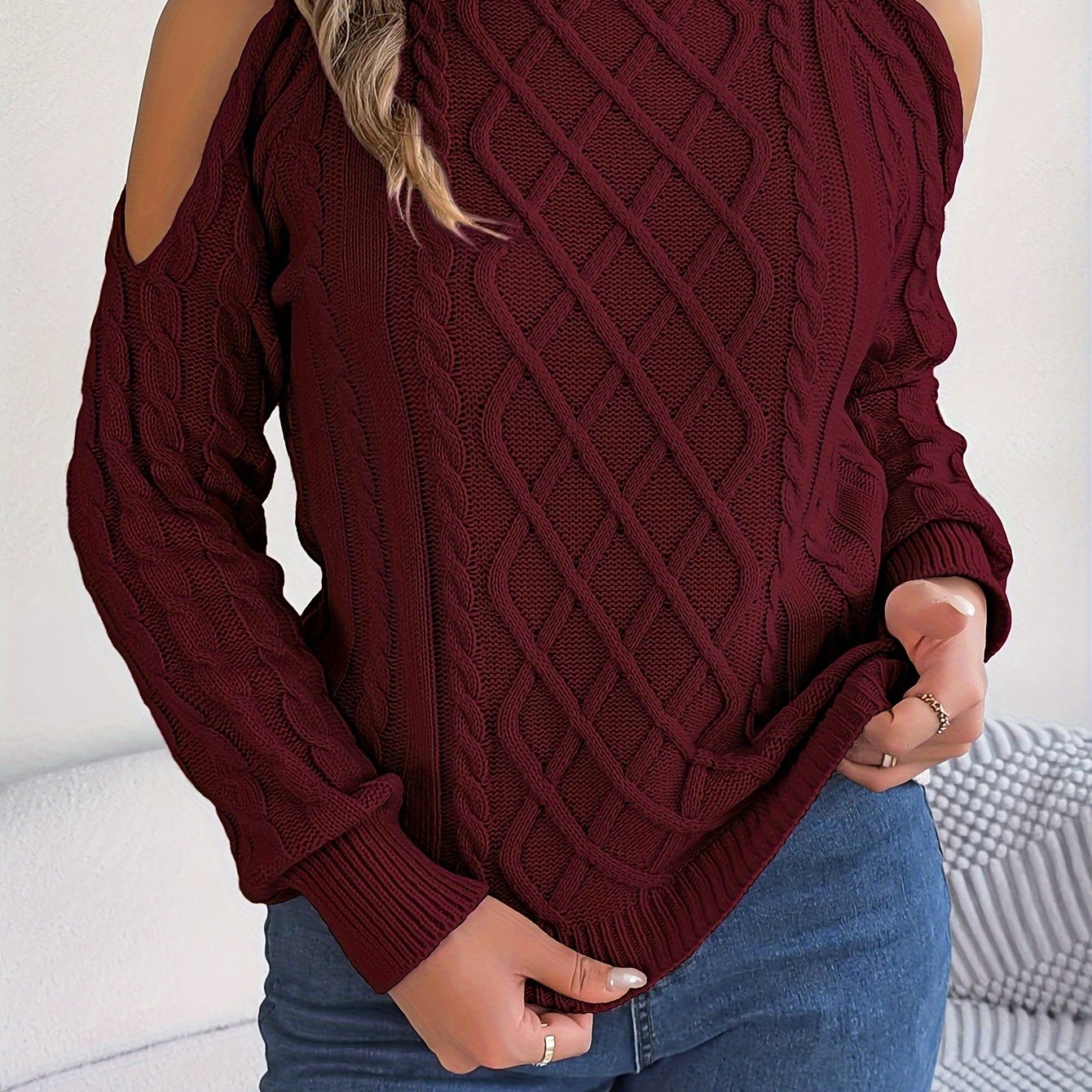 Off The Shoulder Sweater