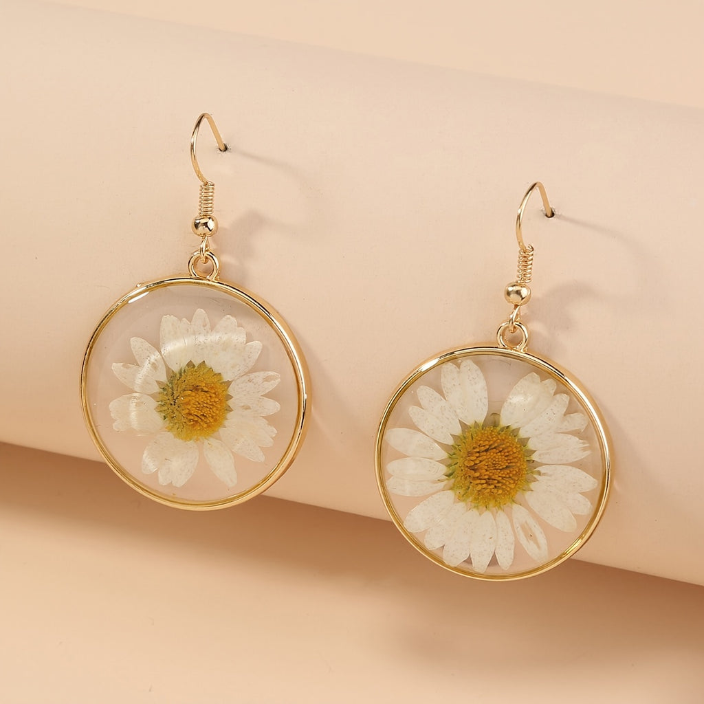 Flower Dangle Earrings