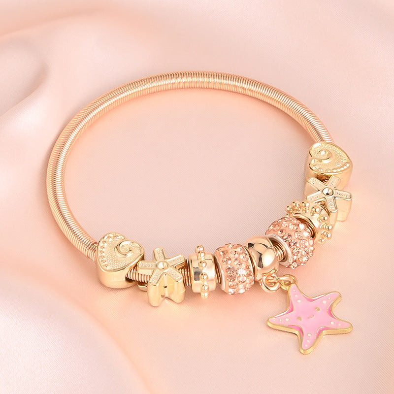 Starfish Charm Bracelet