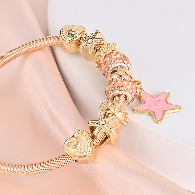 Starfish Charm Bracelet