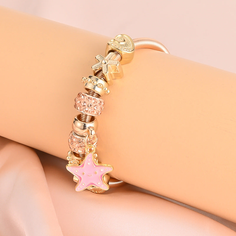Starfish Charm Bracelet