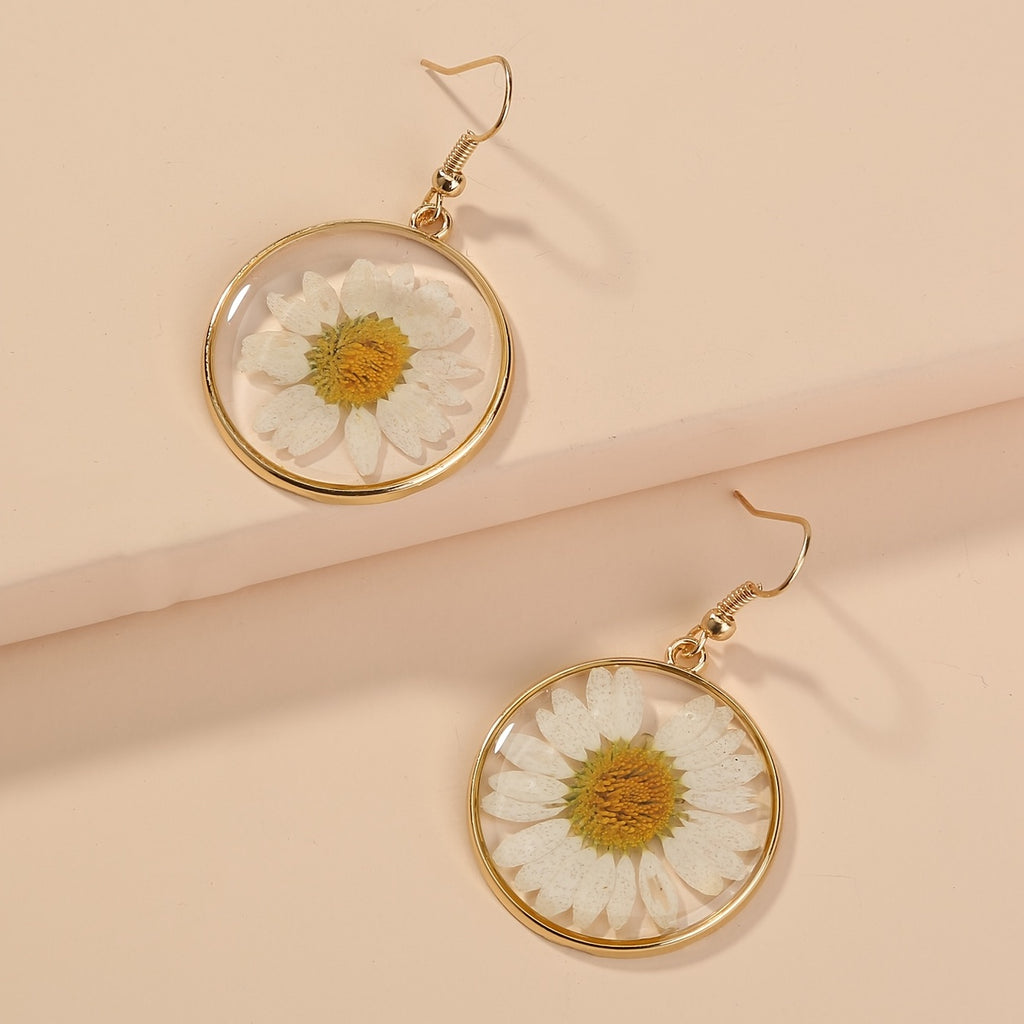 Flower Dangle Earrings