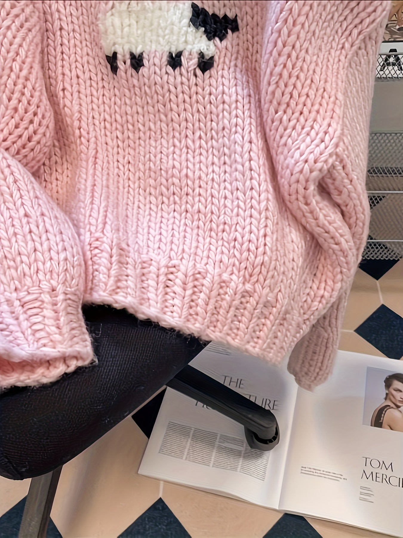 Soft Pastel Pink Sweater