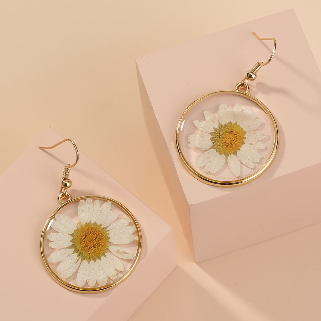 Flower Dangle Earrings