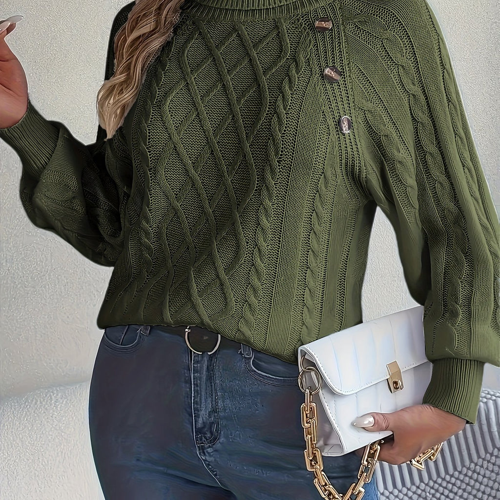 Buttoned Sweater