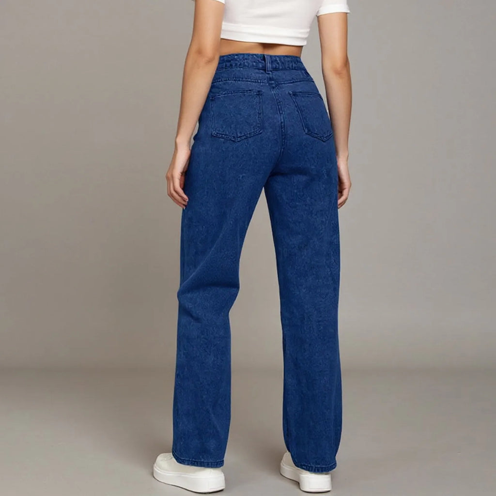 High-Waisted Jeans