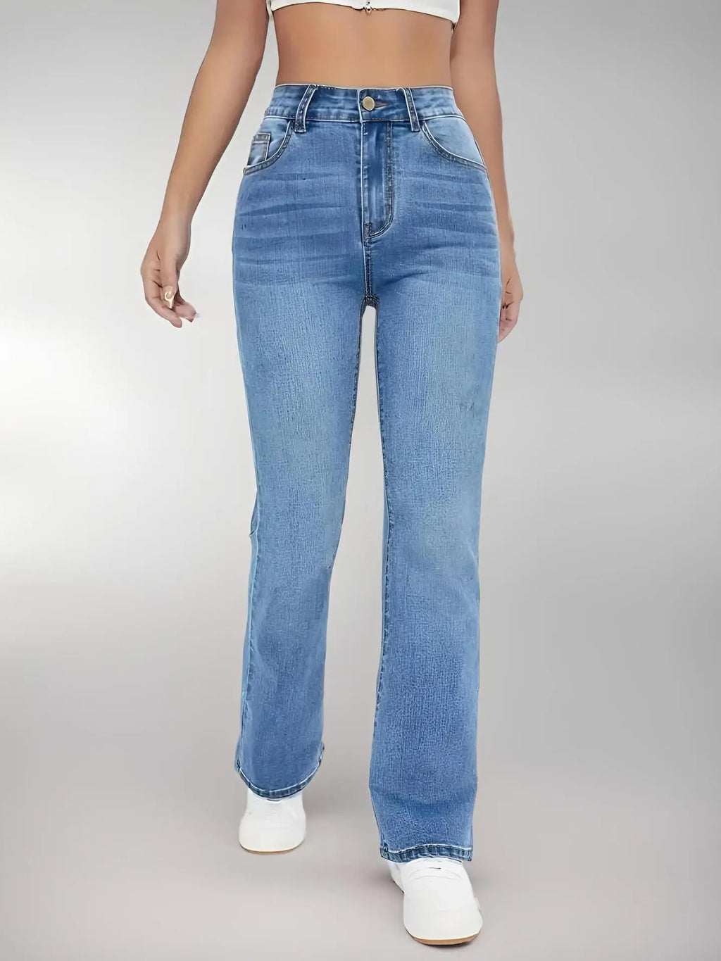 High-Waisted Skinny Jeans