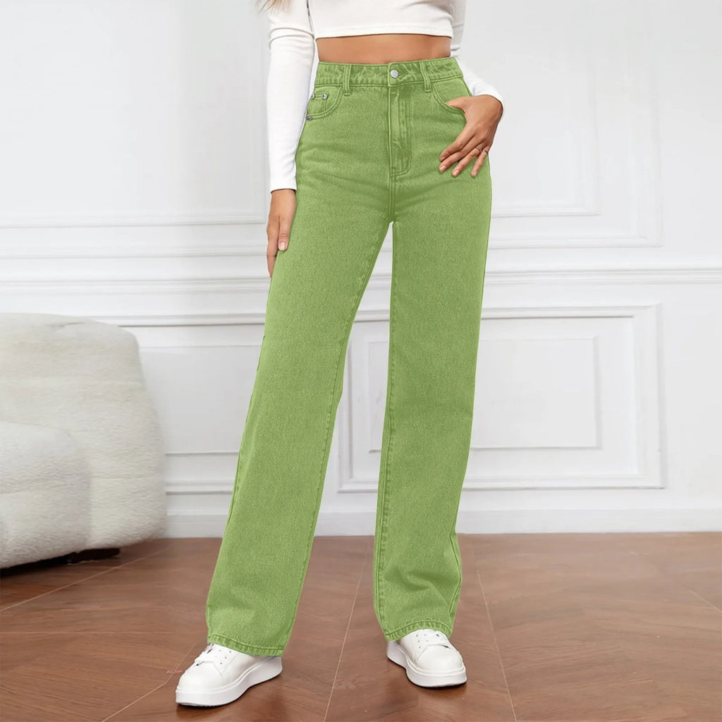 High-Waisted Jeans