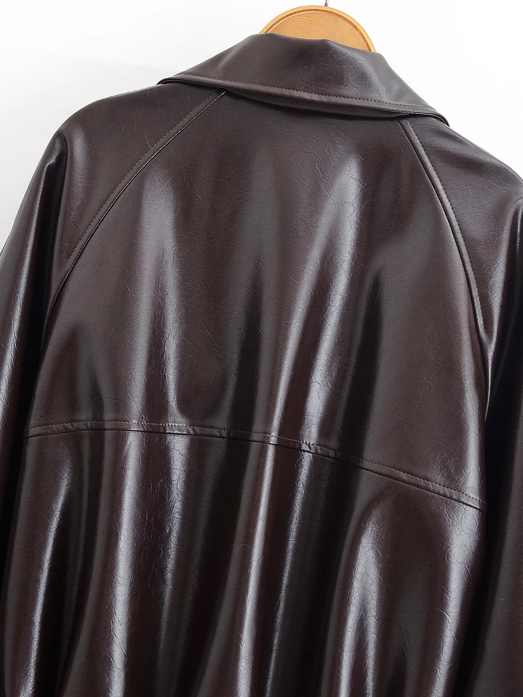 Leather windbreaker Jacket