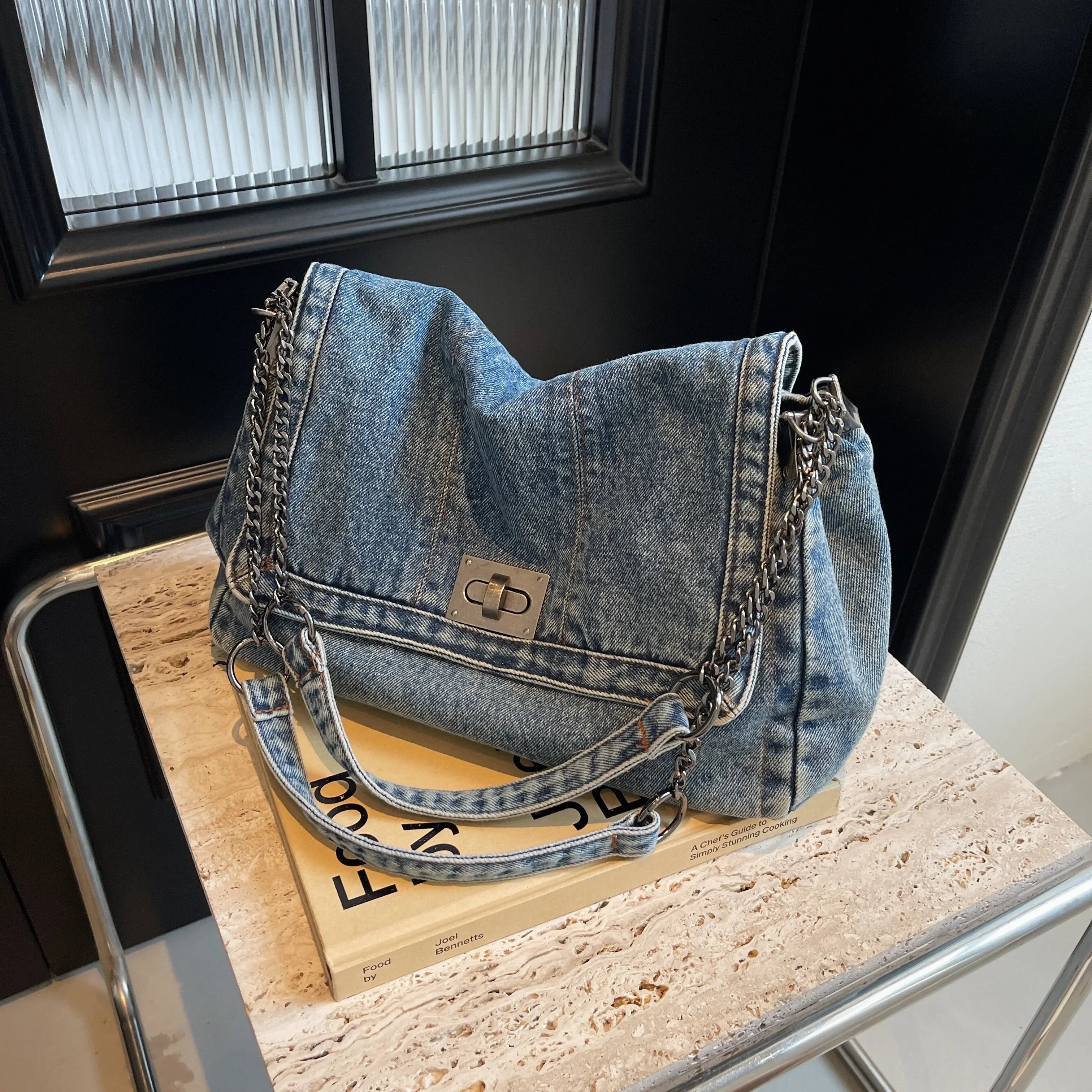 Denim Handbag