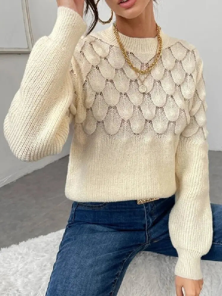 Textured Knit Sweater