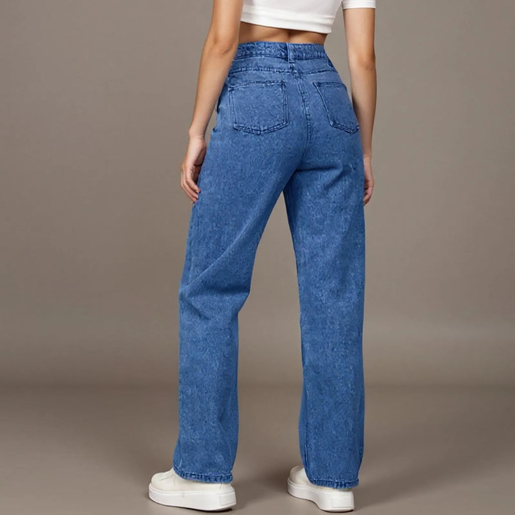 High-Waisted Jeans