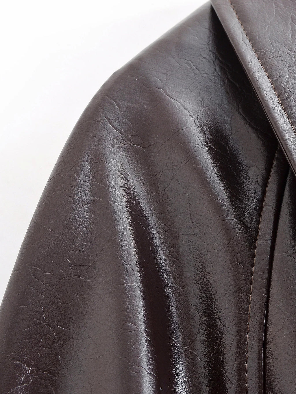 Leather windbreaker Jacket