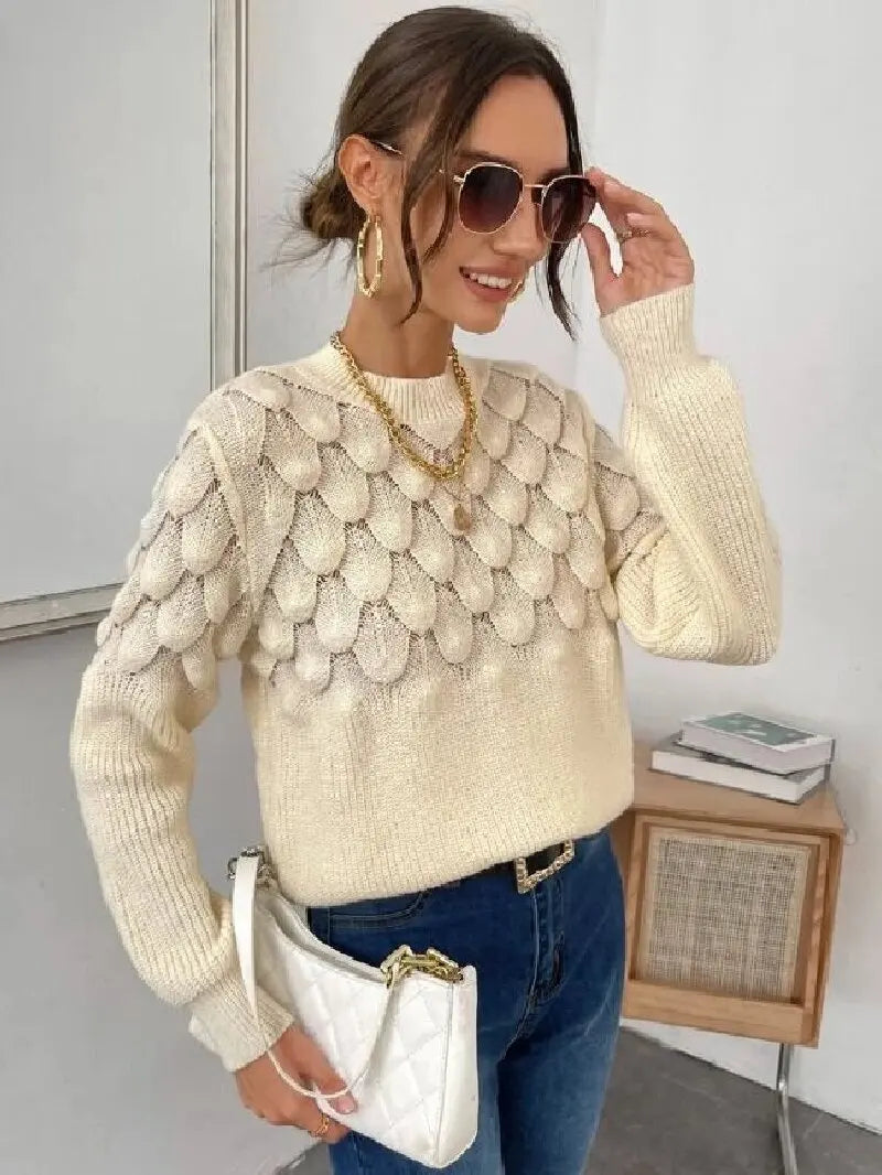 Textured Knit Sweater