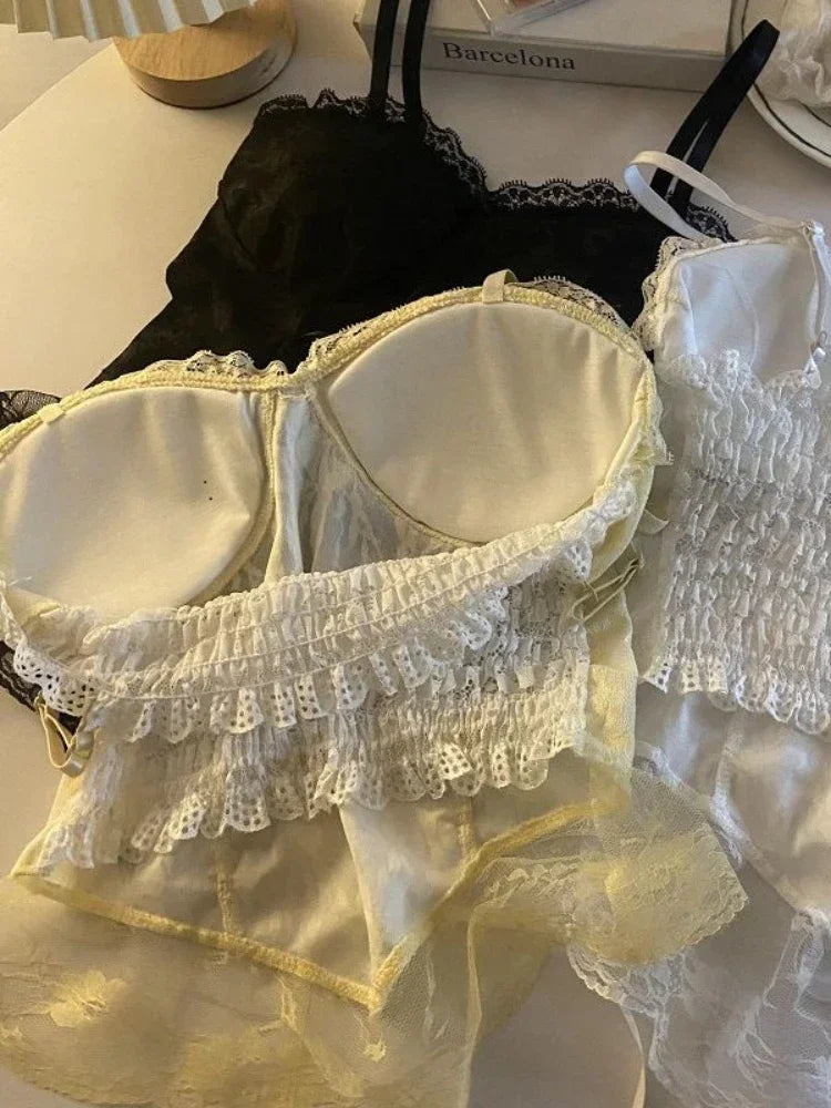 Lace Corset Crop Top