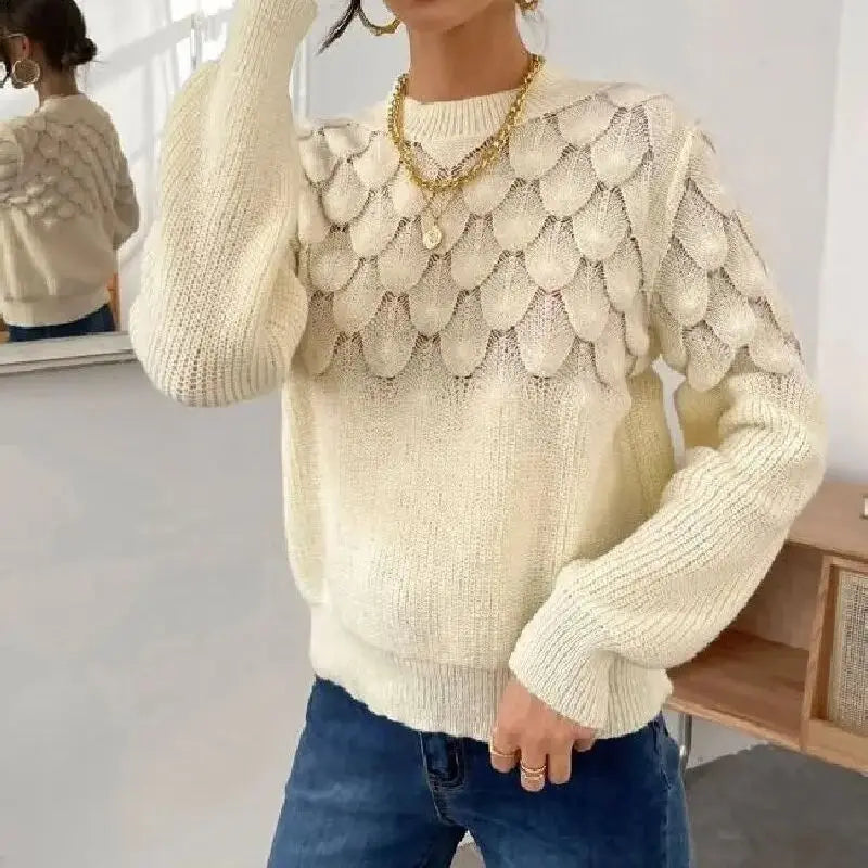 Textured Knit Sweater