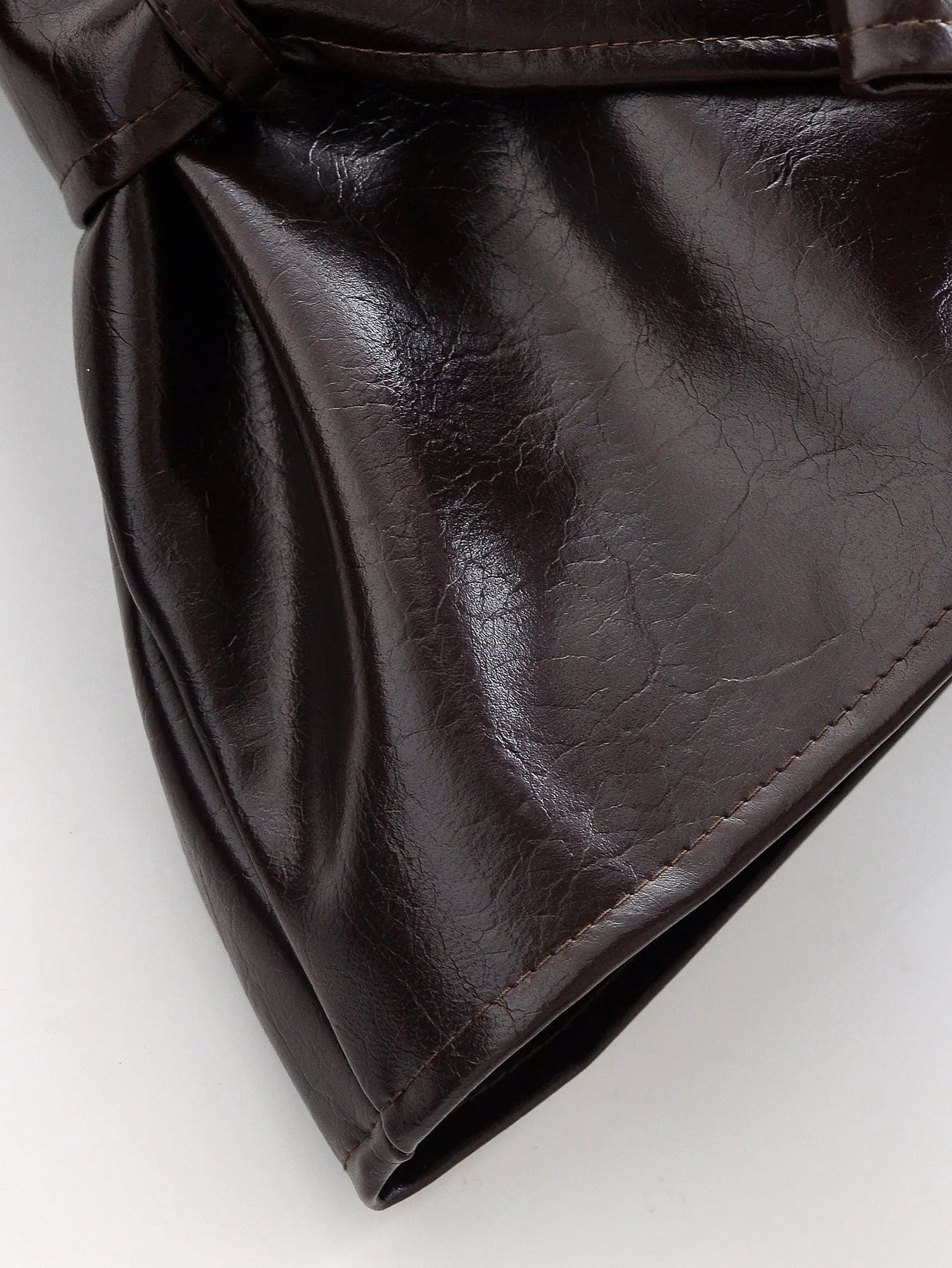 Leather windbreaker Jacket