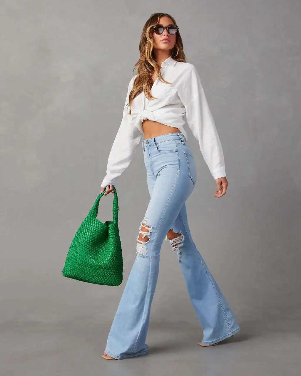 Flared jeans