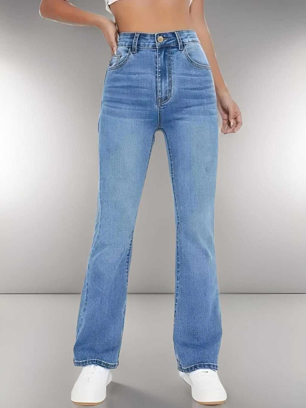 High-Waisted Skinny Jeans