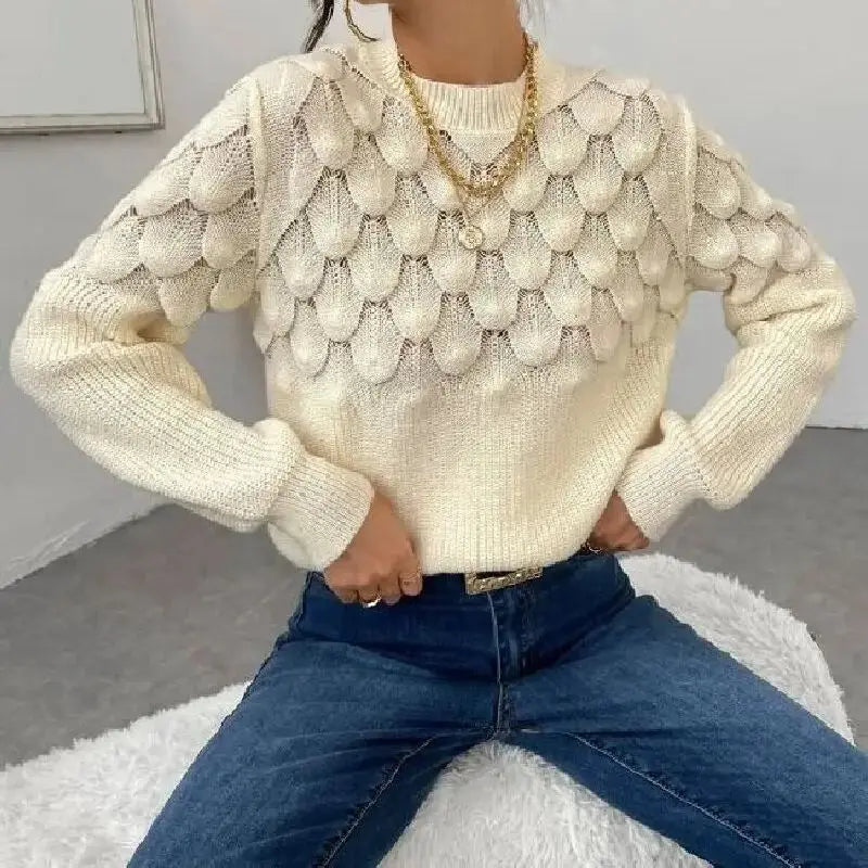 Textured Knit Sweater