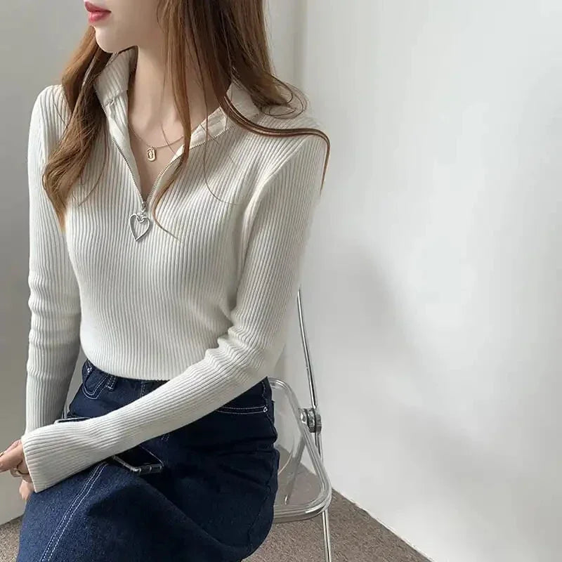 Love Zip Sweater