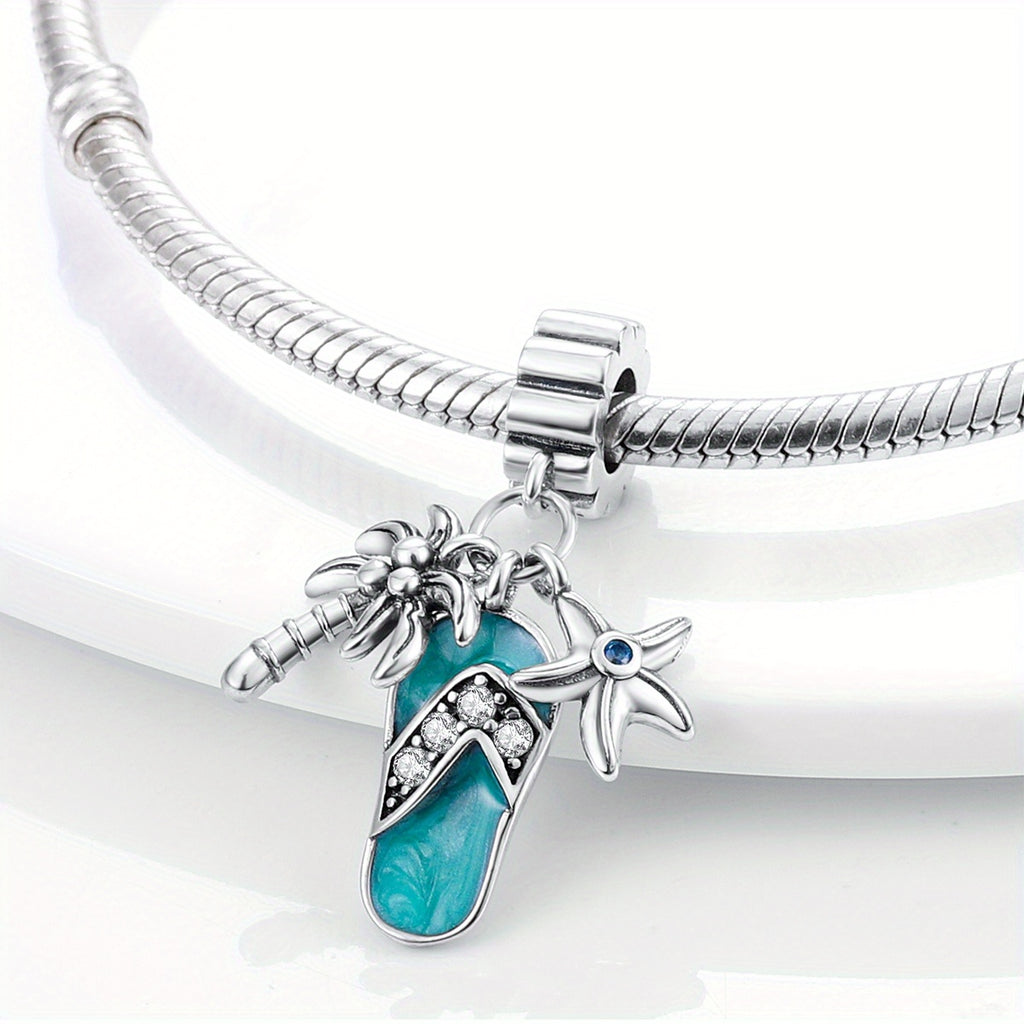 Coconut Starfish Flip Flops Bracelet