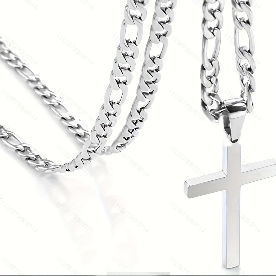 Stainless Steel Cross Necklace