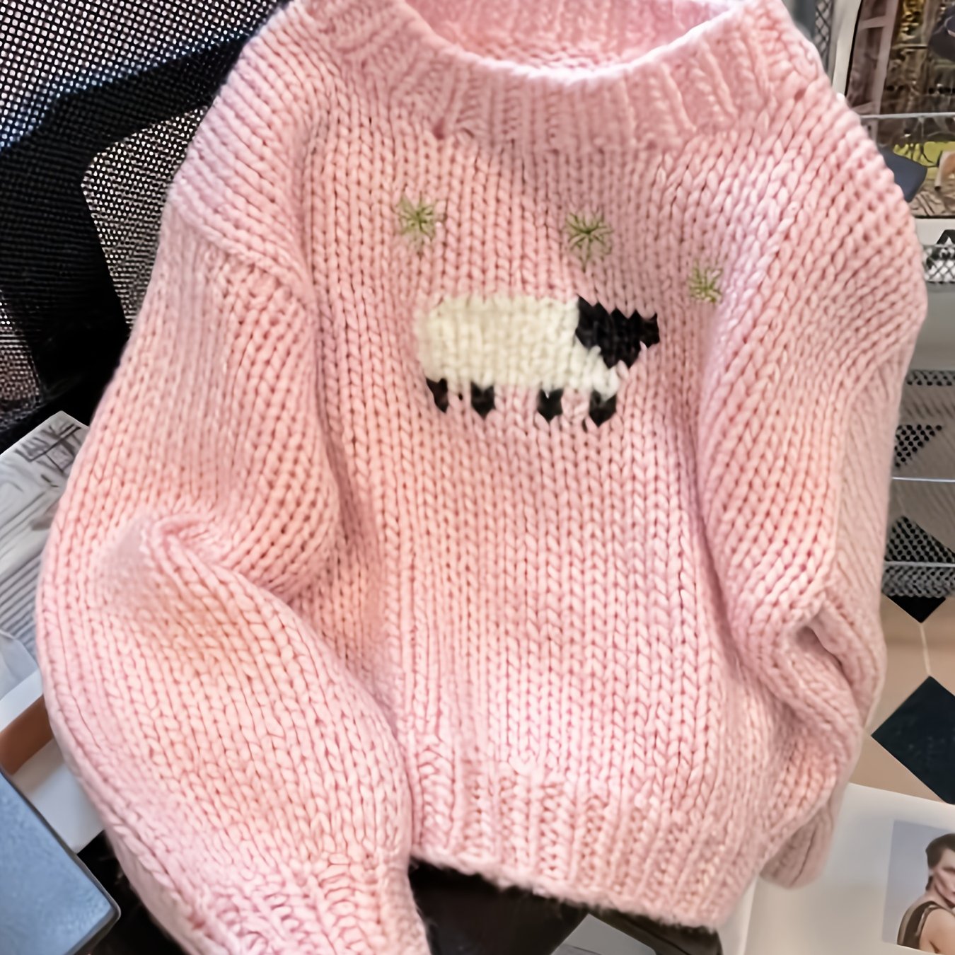 Soft Pastel Pink Sweater