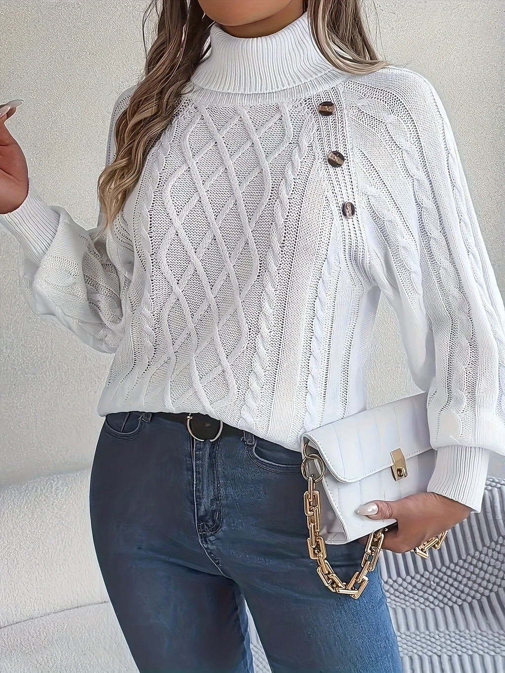 Buttoned Sweater