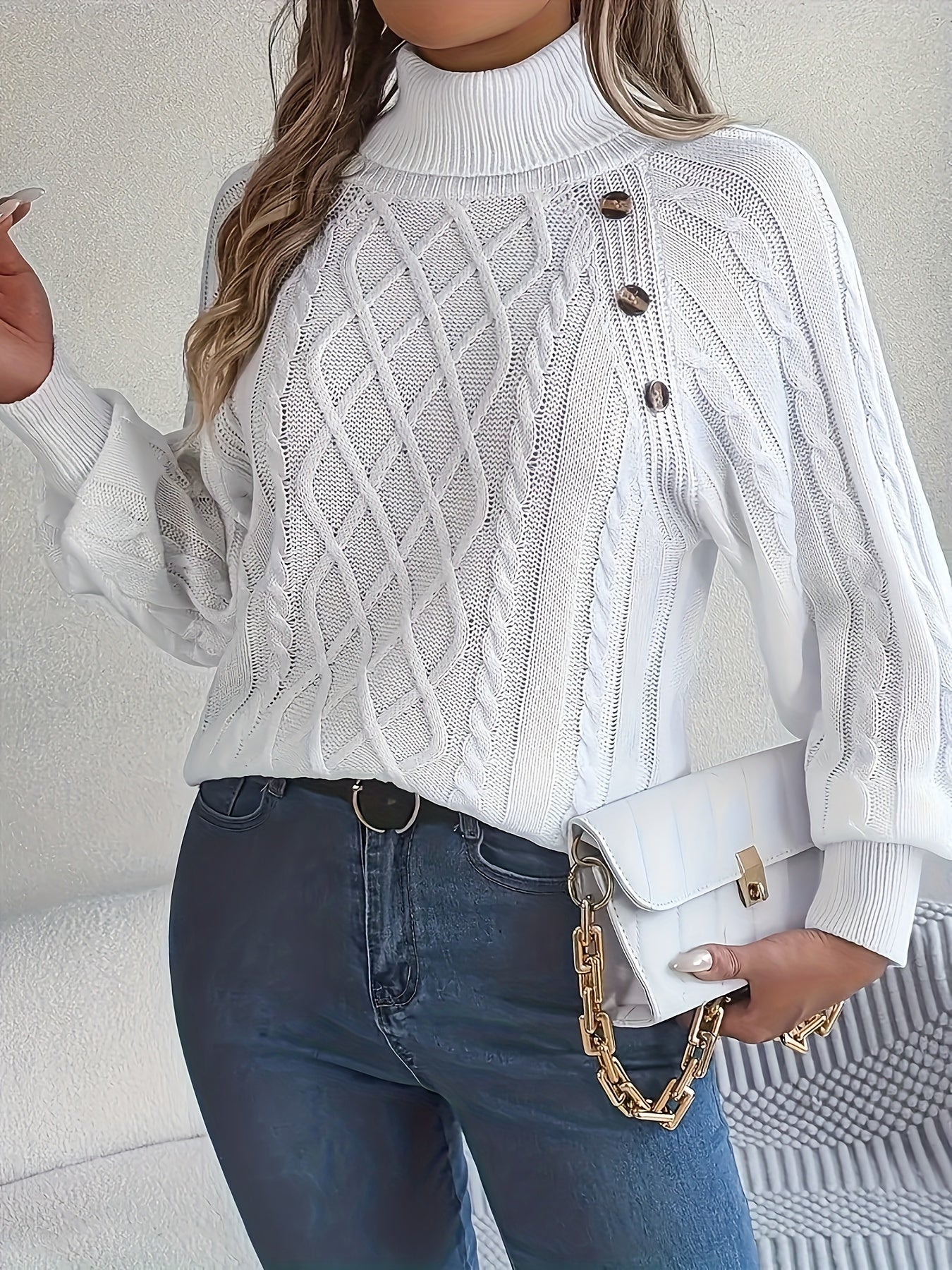 Buttoned Sweater