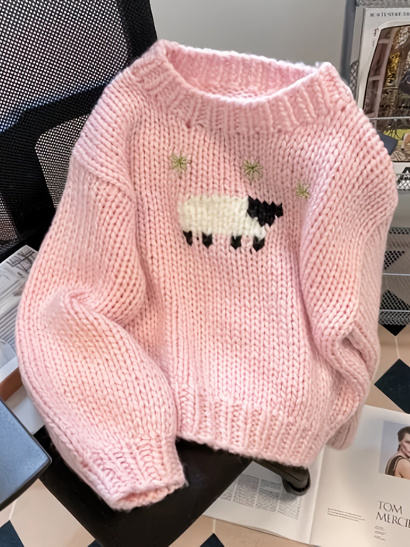 Soft Pastel Pink Sweater