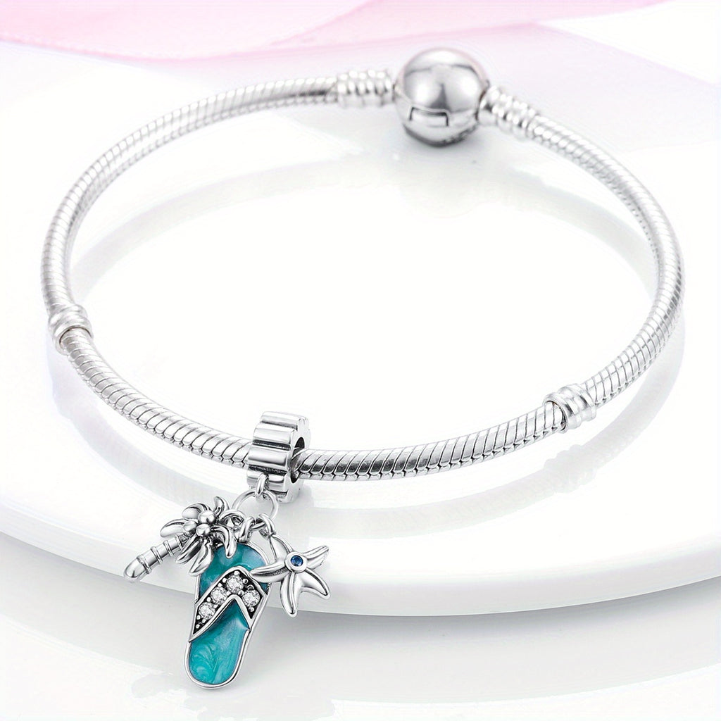 Coconut Starfish Flip Flops Bracelet