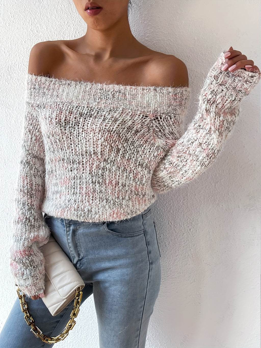 Chic Off-Shoulder Sweater